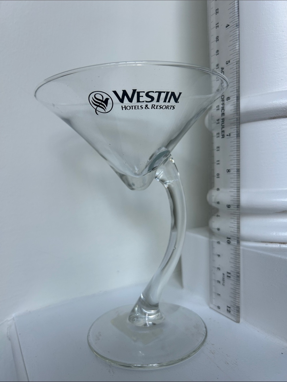 Libbey Bravura Martini Glass Westin Branded
